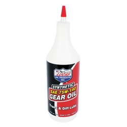 Lucas SAE 75W-140 Synthetic Racing Gear Oil, 1 Quart