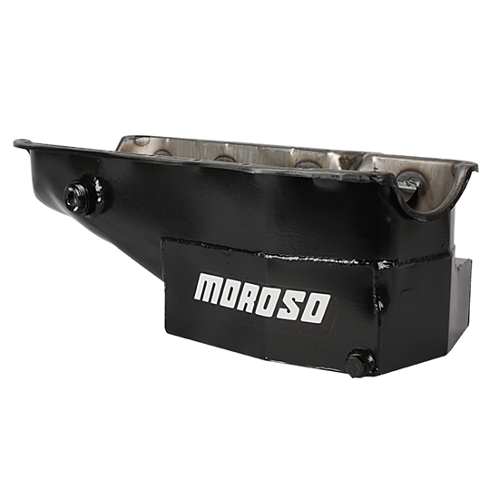 Moroso 21324 Circle Track Oil Pan w/ One Piece Rear Main Seal & Plug Moroso 21324 Circle Track Oil Pan w/ One Piece Rear Main Seal & Plug