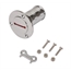Chrome Plated Stainless Steel Flush Mount Fuel Fill Chrome Plated Stainless Steel Flush Mount Fuel Fill