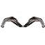 Big Block Chevy Fenderwell Headers for 1955-57 Chevy, Chrome Big Block Chevy Fenderwell Headers for 1955-57 Chevy, Chrome