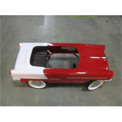 Garage Sale - 1955 Red & Beige Chevy Pedal Car