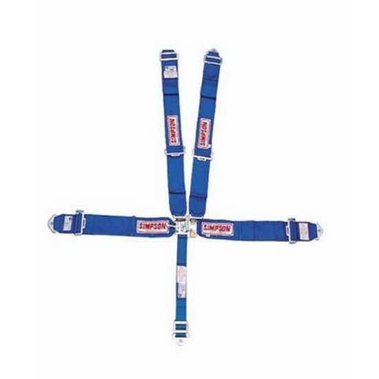Simpson 5-Point Seat Belt Sets, Bolt-In, Pull Down