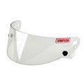 Simpson 89300 Clear Helmet Shield, Fits SX Styles 4-8