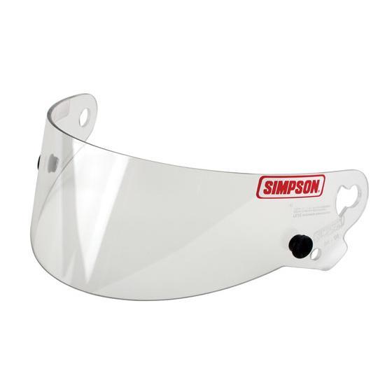 Simpson 89300 Clear Helmet Shield, Fits SX Styles 4-8 Simpson 89300 Clear Helmet Shield, Fits SX Styles 4-8