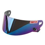 Simpson 89302 Iridium Helmet Shield, Fits SX Styles 4-8
