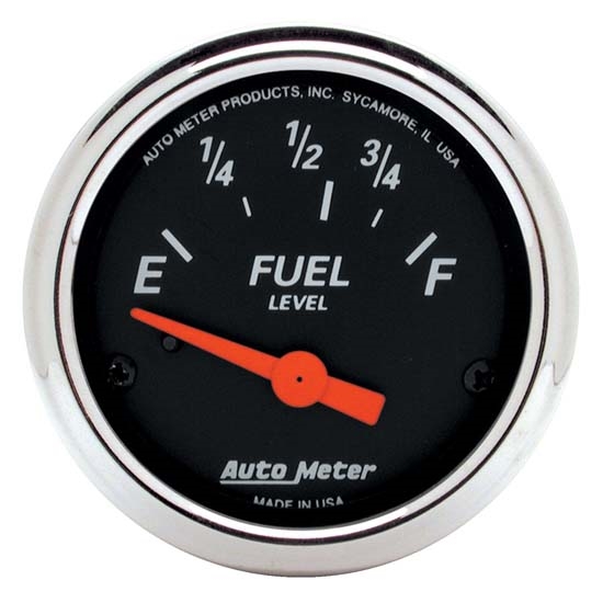 Auto Meter 1423 Designer Black Air-Core Fuel Level Gauge, 2-1/16 Inch Auto Meter 1423 Designer Black Air-Core Fuel Level Gauge, 2-1/16 Inch