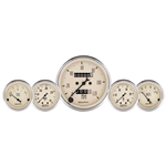 Auto Meter 1811 Antique Beige 5 Piece Gauge Kit