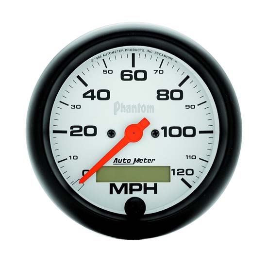 Auto Meter 5887 Phantom Air-Core Speedometer, 120 MPH, 3-3/8 Inch