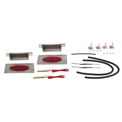 Hagan Flush Mount LED Tail Lights Red Oval 4.5 x 1.5