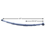 Landrum Spring Service 42-454SP Pinto Mini Stock Leaf Springs, 150 Lb