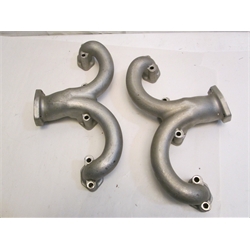 Garage Sale - Tru-Ram Small Block Chevy Exhaust Manifolds, Unpolished Stainess