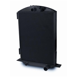 AFCO Aluminum Radiators 1932 Ford Car - Black