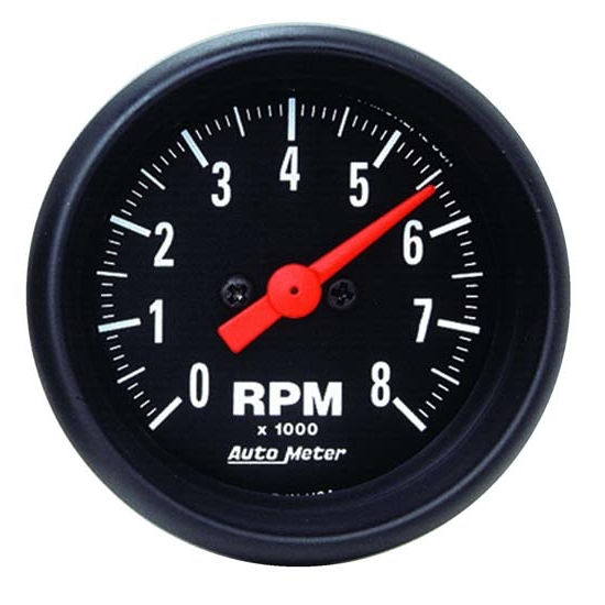 Auto Meter 2698 Z-Series Air-Core In-Dash Tach, 8k RPM, 2-1/16 Inch Auto Meter 2698 Z-Series Air-Core In-Dash Tach, 8k RPM, 2-1/16 Inch