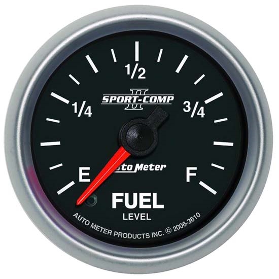 Auto Meter 3610 Sport-Comp II Digital Stepper Motor Fuel Level Gauge Auto Meter 3610 Sport-Comp II Digital Stepper Motor Fuel Level Gauge