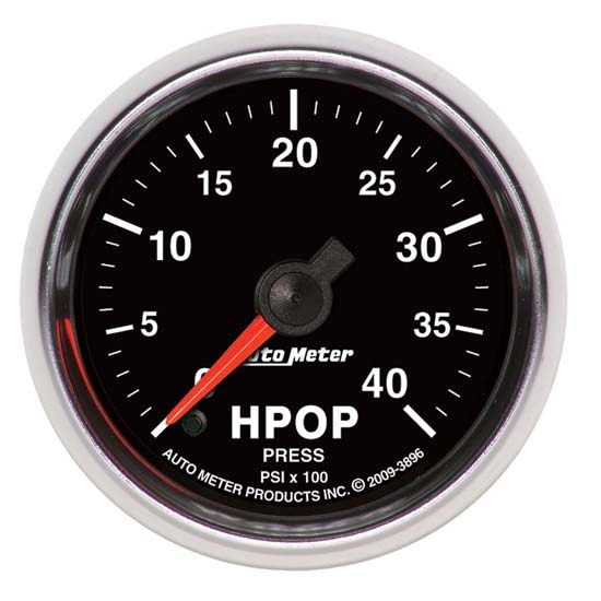 Auto Meter 3896 GS Digital Stepper Motor HPOP Pressure Gauge Auto Meter 3896 GS Digital Stepper Motor HPOP Pressure Gauge
