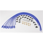Taylor Cable 70655 8mm Spark Plug Wires, Straight, Resistor Core, Blue