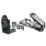 Virtual Racing Chair Frame W/ Black ProCar Seat