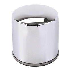 Chrome Oil Filter Cover, 4-5/16 Deep