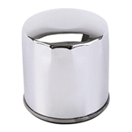 Chrome Oil Filter Cover, 4-5/16 Deep