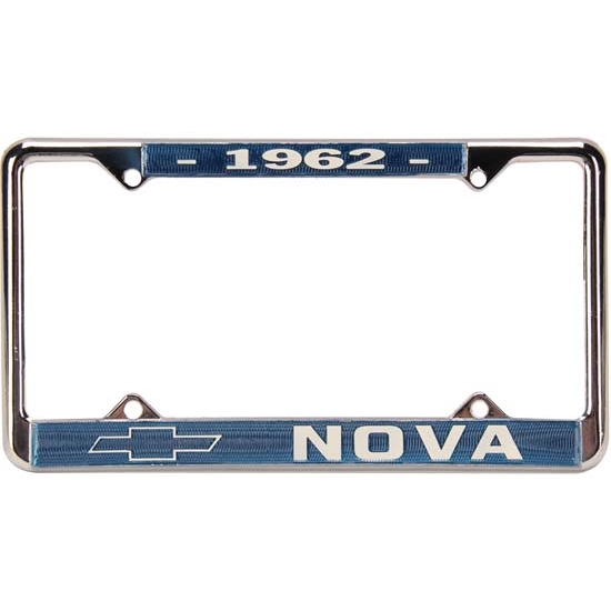 OER LP1962 62 Nova License Plate Frame, Pr OER LP1962 62 Nova License Plate Frame, Pr