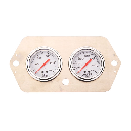 Speedway 25/8 Inch Oil Pressure and Water Temp Gauge Set eBay