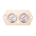 Speedway 2-5/8 Inch Oil Pressure and Water Temp Gauge Set