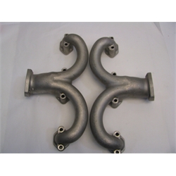 Garage Sale - Tru-Ram Small Block Chevy Stainless Exhaust Manifolds, Unpolished