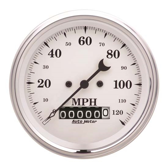 Auto Meter 1679 Old-Tyme White Air-Core Speedometer, 3-3/8 Inch Auto Meter 1679 Old-Tyme White Air-Core Speedometer, 3-3/8 Inch