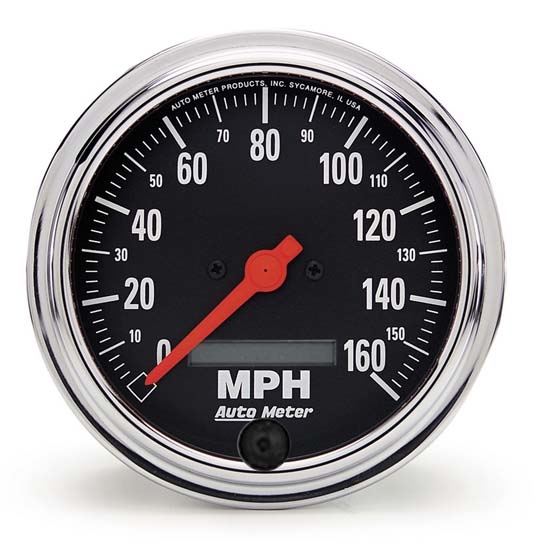 Auto Meter 2489 Traditional Chrome Air-Core Speedometer, 160 MPH 3-3/8 Auto Meter 2489 Traditional Chrome Air-Core Speedometer, 160 MPH 3-3/8