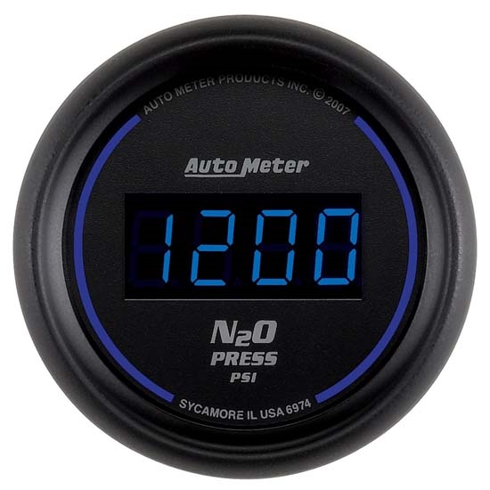 Auto Meter 6974 Cobalt Digital Nitrous Pressure Gauge, 2-1/16 Inch Auto Meter 6974 Cobalt Digital Nitrous Pressure Gauge, 2-1/16 Inch