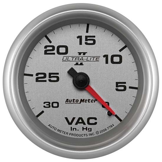 Auto Meter 7784 Ultra-Lite II Mechanical Vacuum Gauge, 2-5/8 Inch Auto Meter 7784 Ultra-Lite II Mechanical Vacuum Gauge, 2-5/8 Inch