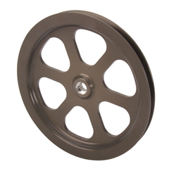 KRC 50212500 8 Inch V-Belt Aluminum Pulley, Cast Iron Power Steering Pump