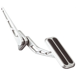 Lokar BFG-6012 XL Series Billet Alum Throttle Pedal w/Rubber Inserts