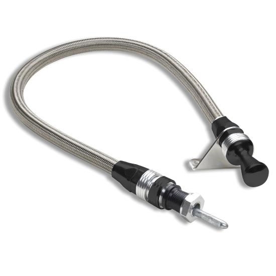 Lokar 1211147 TH350TH400 AnchorTight Locking Trans Dipstick, Black