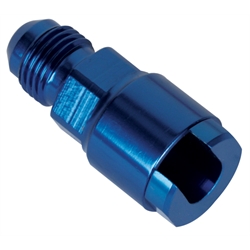 Russell 644110 Late Model EFI Fitting, -6 AN Male to 5/16 inch Female