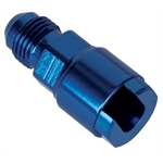 LS1/LT1 EFI Fuel Line Fitting, -6 AN Male to 5/16 Inch Female, Blue