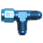 Aluminum Female Swivel Run Tee, AN4