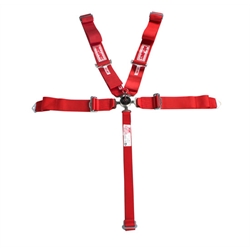 Simpson 5-Point Harness, Cam Lock Seat Belt, Bolt-In, Pull Down