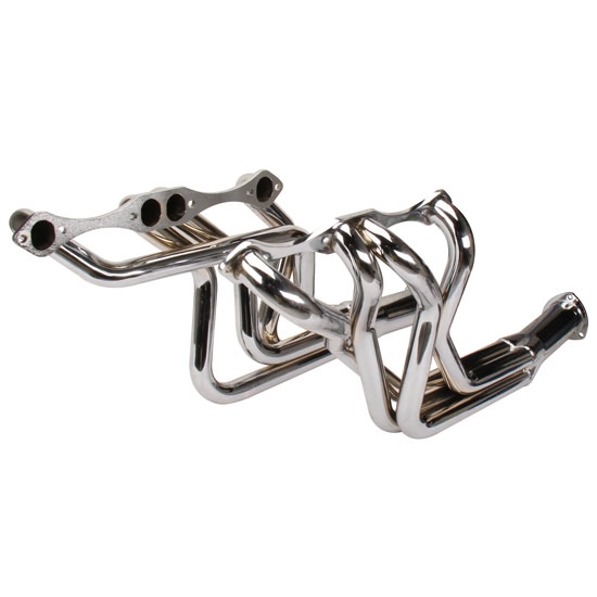 1965-89 Small Block Chevy Fullsize Car Long Tube Headers, Chrome 1965-89 Small Block Chevy Fullsize Car Long Tube Headers, Chrome