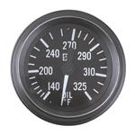 Stewart Warner 284-C72 HD 2-1/16 In. Oil Temperature Gauge, Mechanical