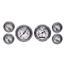 Stewart Warner 82222 Wings Six Gauge Set, Electric, White Face Stewart Warner 82222 Wings Six Gauge Set, Electric, White Face