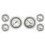 Stewart Warner 82224 Wings Six White Gauge Set, Electric/Mechanical Stewart Warner 82224 Wings Six White Gauge Set, Electric/Mechanical