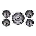 Stewart Warner 82226 Wings Five Gauge Set, Electric/Mechanical, White