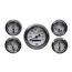 Stewart Warner 82226 Wings Five Gauge Set, Electric/Mechanical, White Stewart Warner 82226 Wings Five Gauge Set, Electric/Mechanical, White