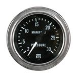 Stewart Warner 82321 Deluxe Manifold Pressure Gauge, Mechanical