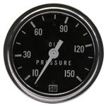 Stewart Warner Deluxe Racing Oil Pressure Gauge, Mechanical, 2-5/8 Inch