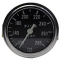 Stewart Warner Deluxe Racing Water Temp Gauge, Mechanical, 2-5/8 Inch
