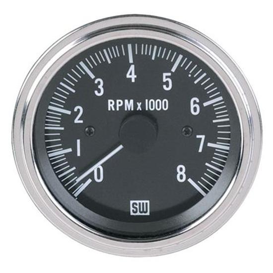 Stewart Warner 82170 Deluxe Tachometer, Electric, 3-3/8 ... stewart warner temp gauge wiring diagram 