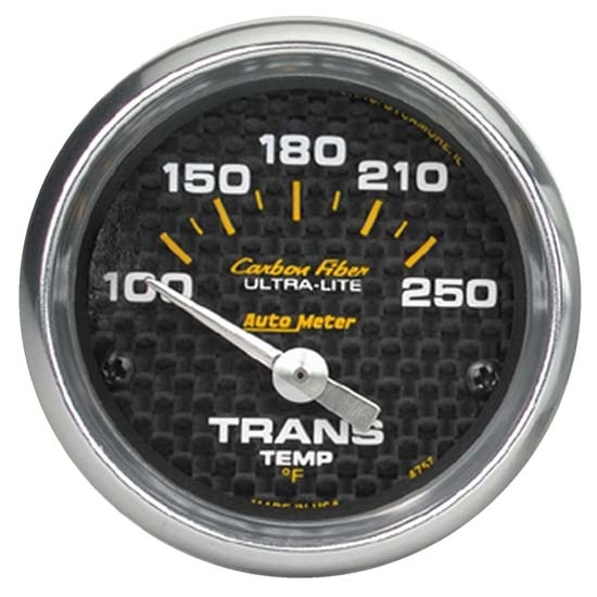 Auto Meter 4757 Carbon Fiber Air-Core Transmission Temperature Gauge Auto Meter 4757 Carbon Fiber Air-Core Transmission Temperature Gauge