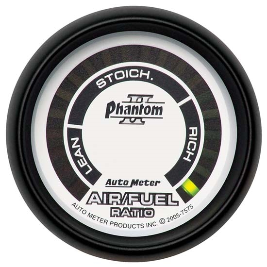 Auto Meter 7575 Phantom II Digital Narrowband Air/Fuel Ratio Gauge Auto Meter 7575 Phantom II Digital Narrowband Air/Fuel Ratio Gauge